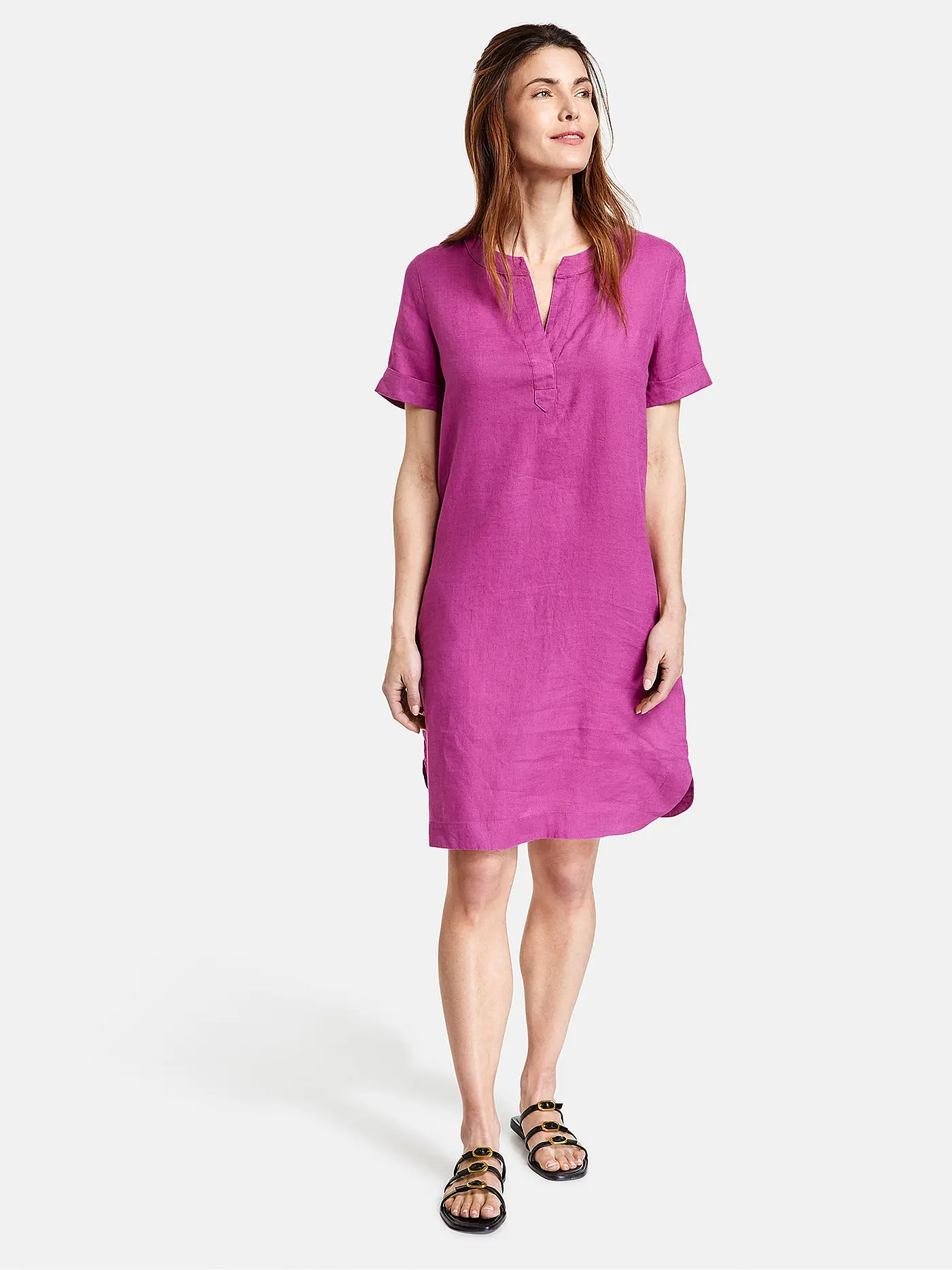 GERRY WEBER | Leinenkleid | pink